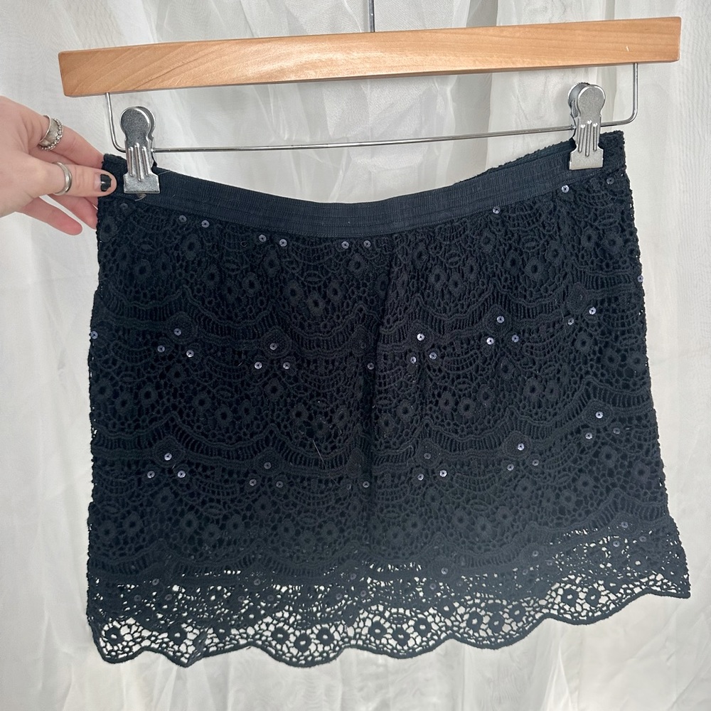 Abercrombie & Fitch Lace Mini Skirt